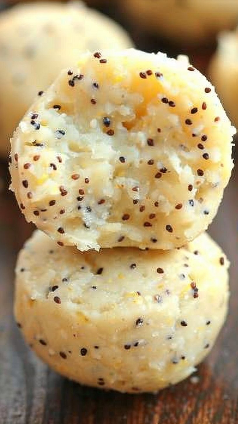 Lemon Poppy Seed Energy Bites