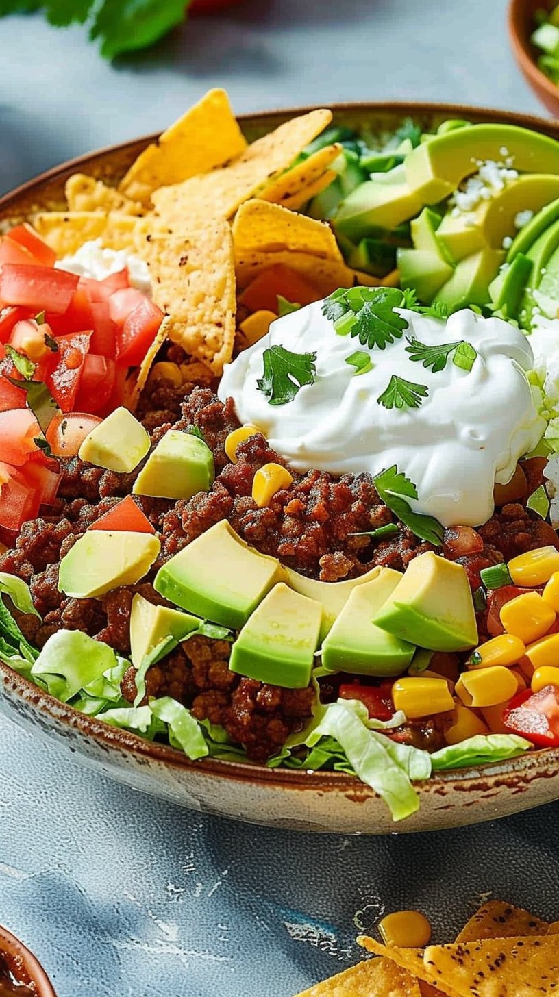 Burrito Bowl with Ground Beef – Mexican Style