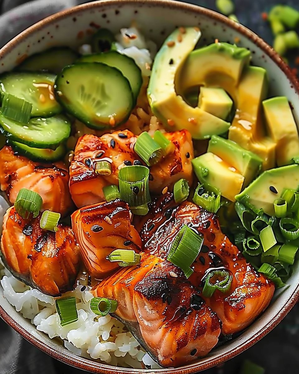 Salmon Rice Bowls