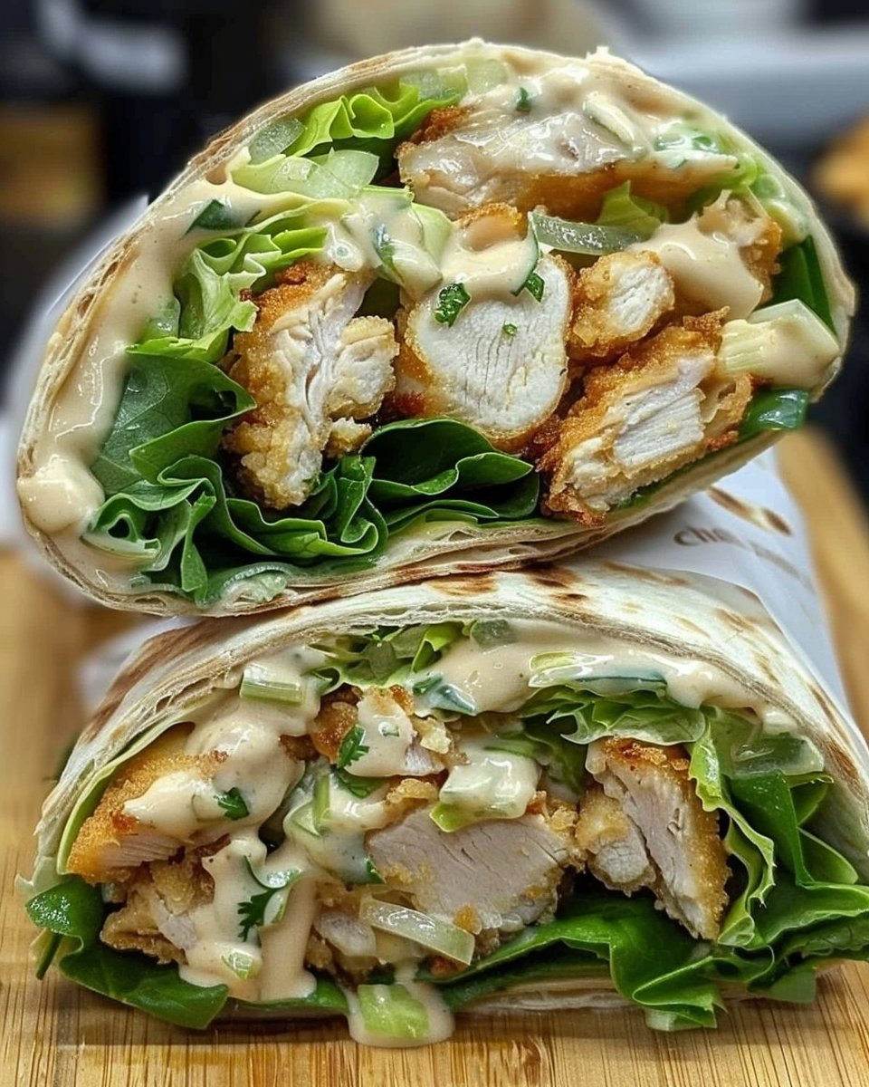 Chicken Caesar Wraps