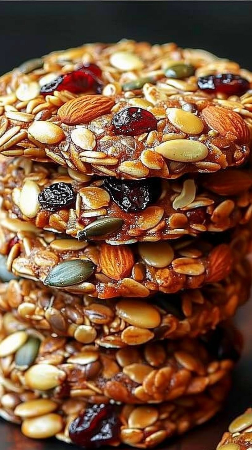 Healthy Nut & Seed Energy Cookies