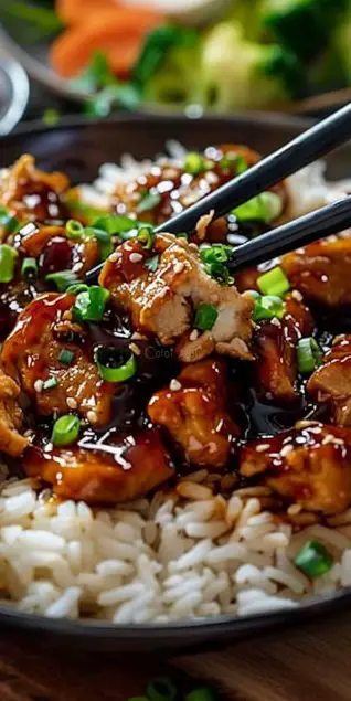 Honey BBQ Chicken Rice