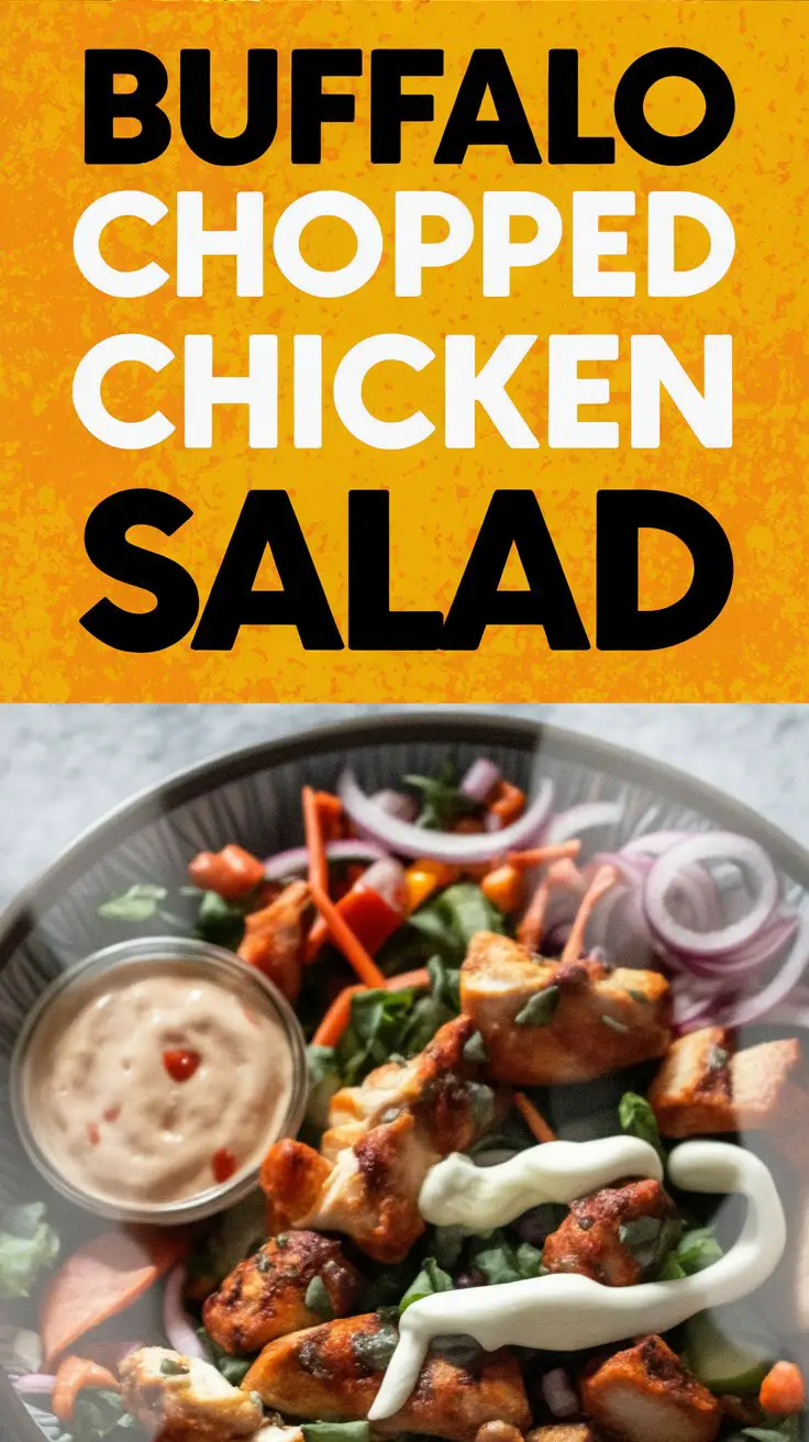 Buffalo Chopped Chicken Salad