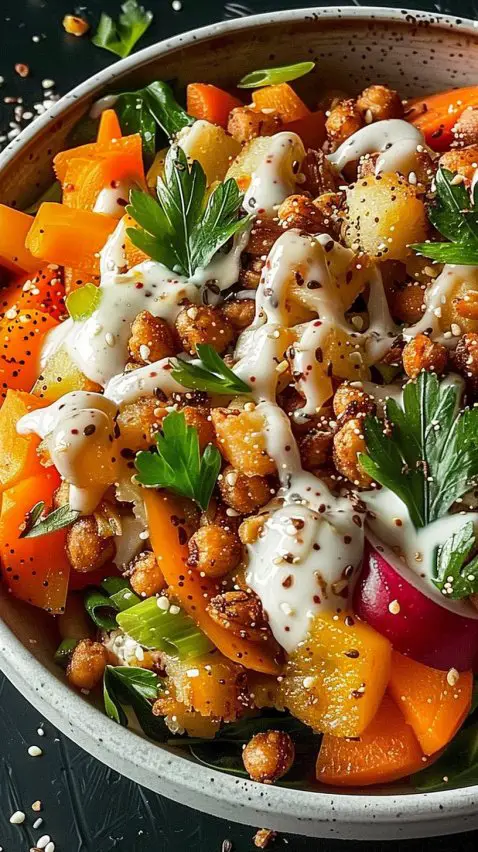 Anti-Inflammatory Glow Bowl with Tahini Yogurt