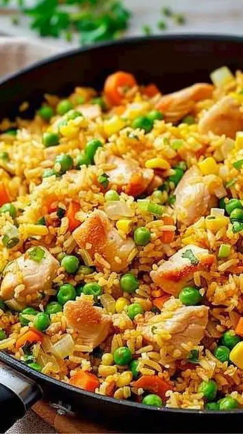 High Protein Chicken Fried Rice