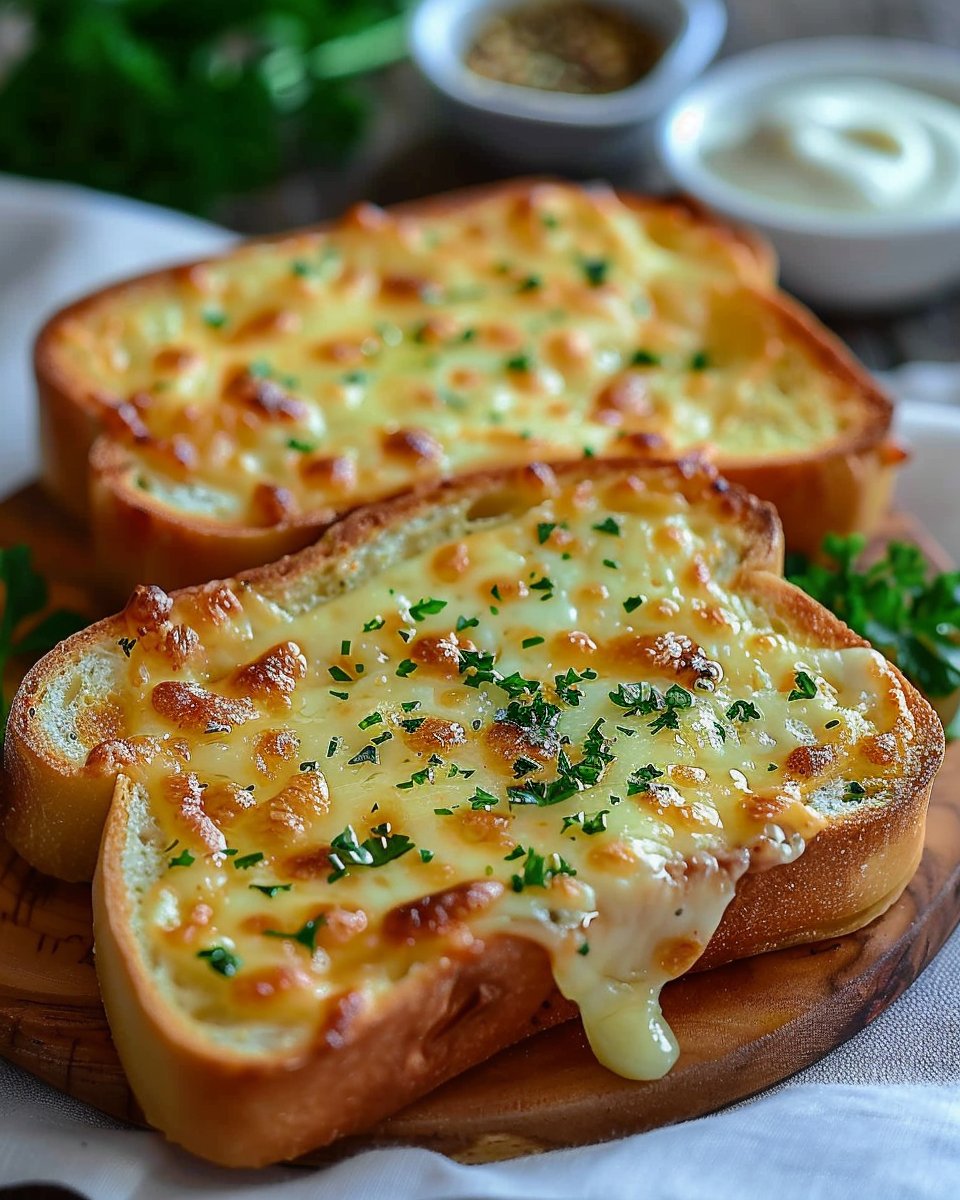 Cheesy Texas Toast: Buttery, Garlicky, and Loaded with Melted Mozzarella