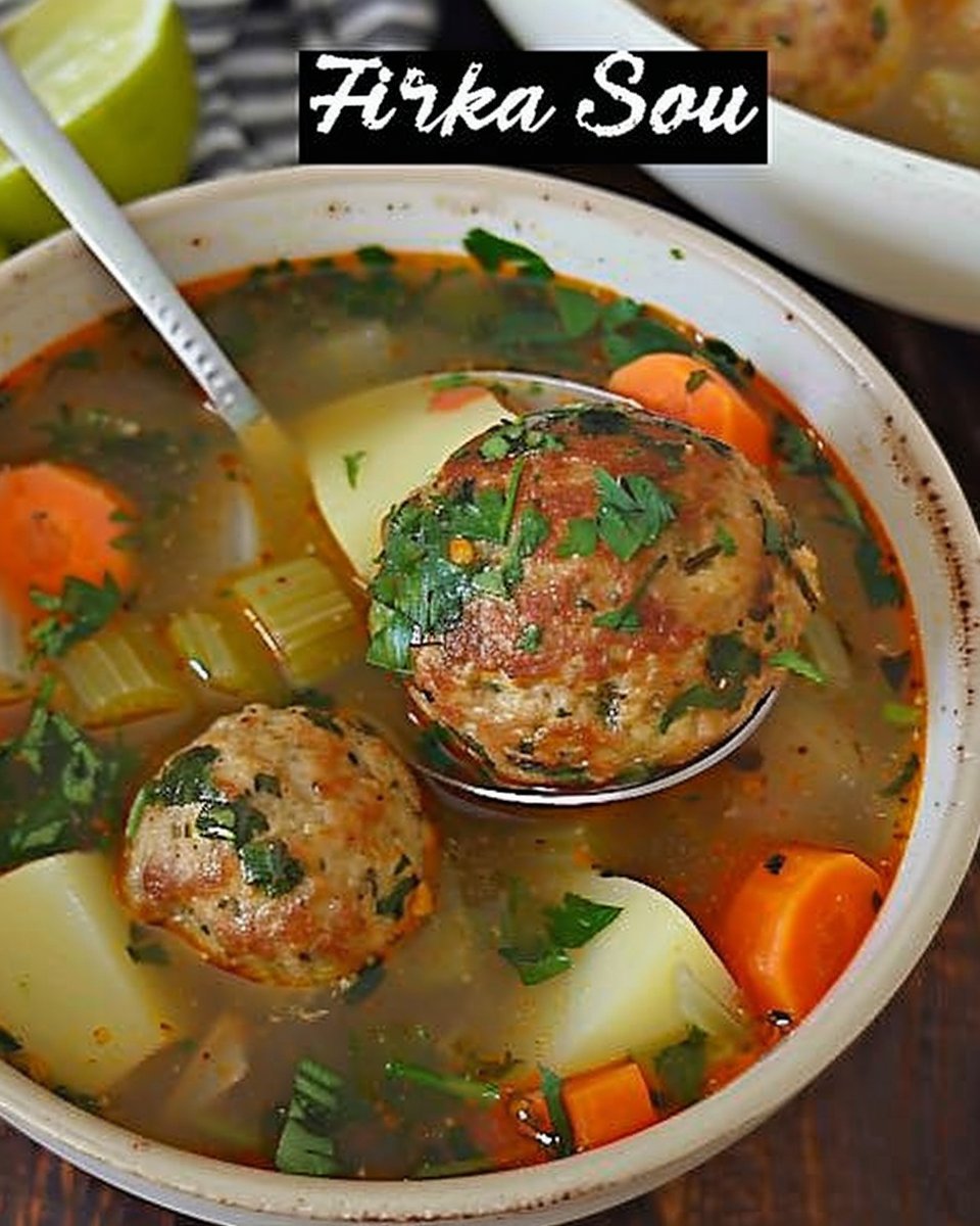Turkey Meatball Soup