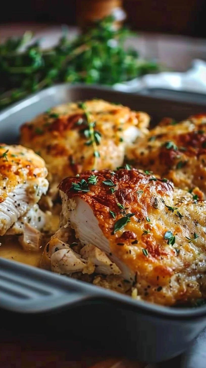 4-Ingredient Ranch Chicken Bake: Effortless Dinner Perfection