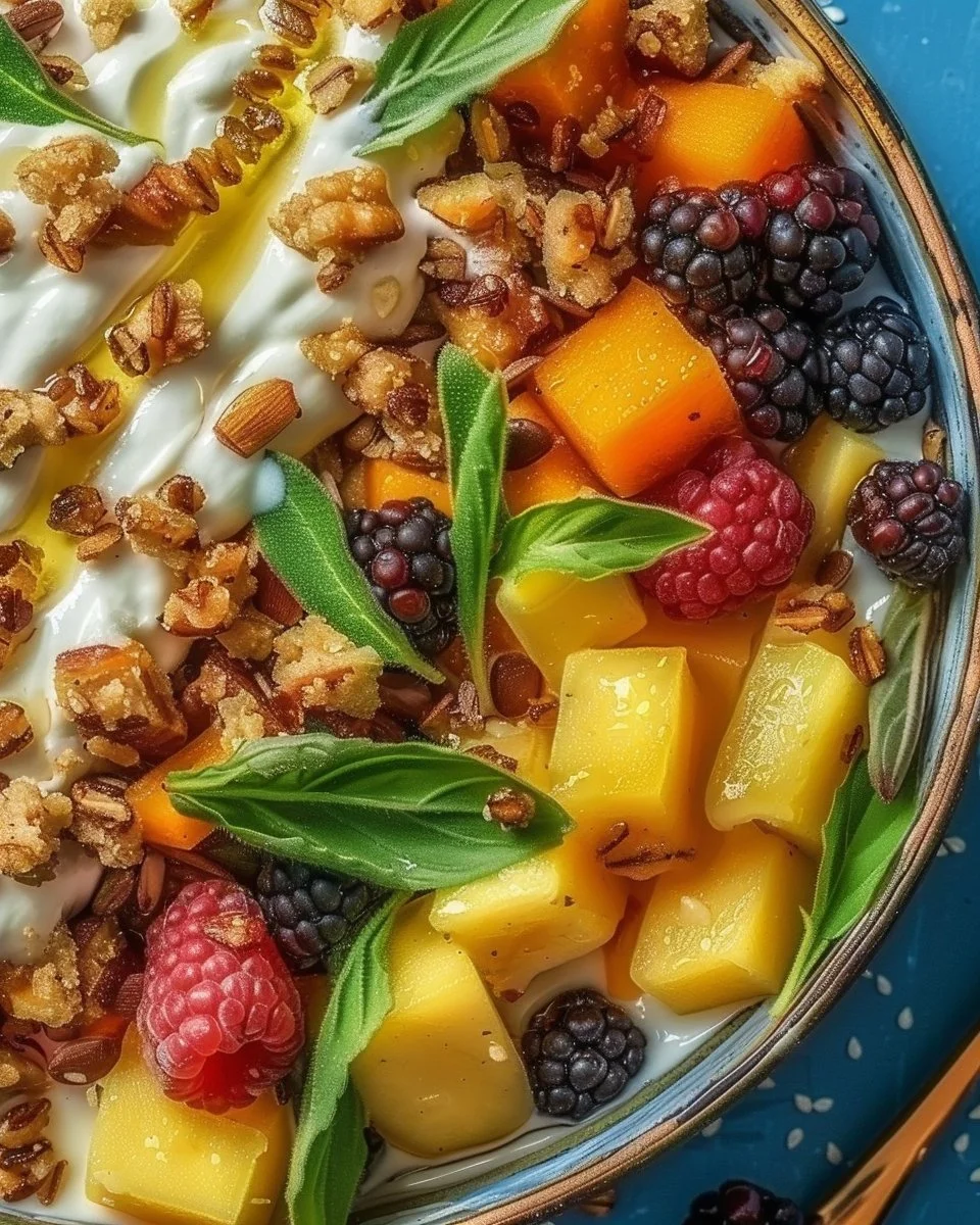 Anti-Inflammatory Glow Bowl with Tahini Yogurt