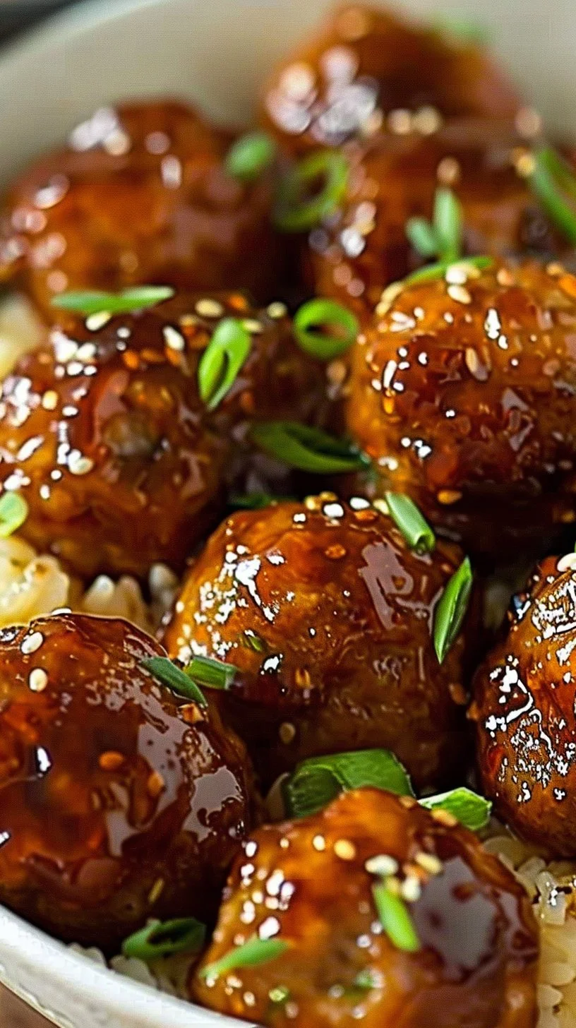 Asian Glazed Meatballs
