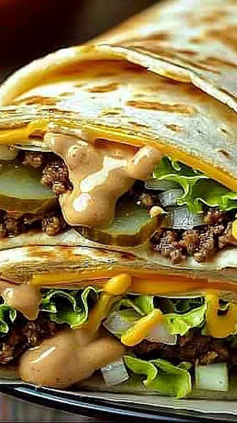 Big Mac Wraps recipe showcasing a delicious and easy meal idea
