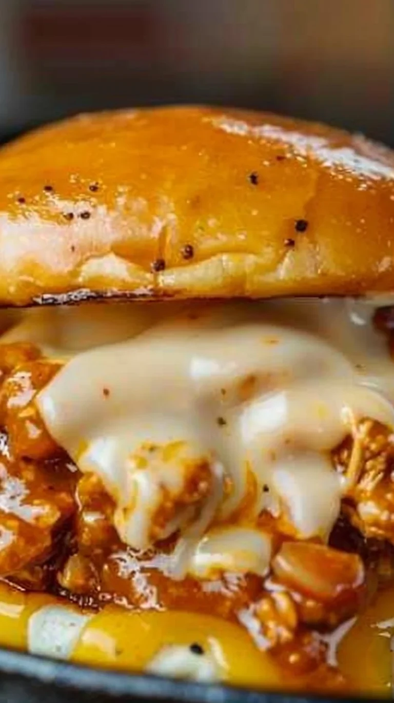 Cajun Chicken Sloppy Joes served with a side of crispy fries