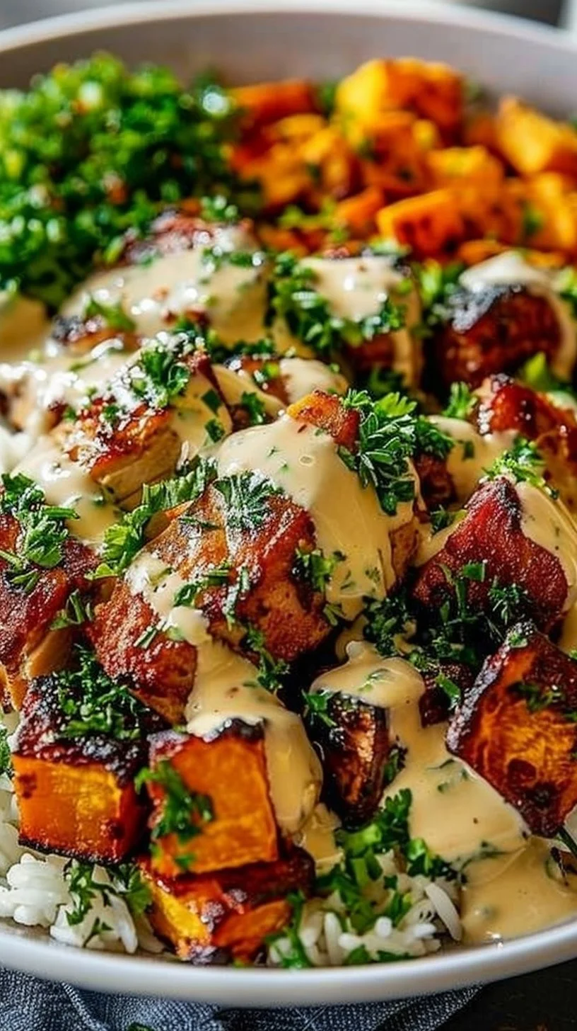 Chicken and Sweet Potato Bowls