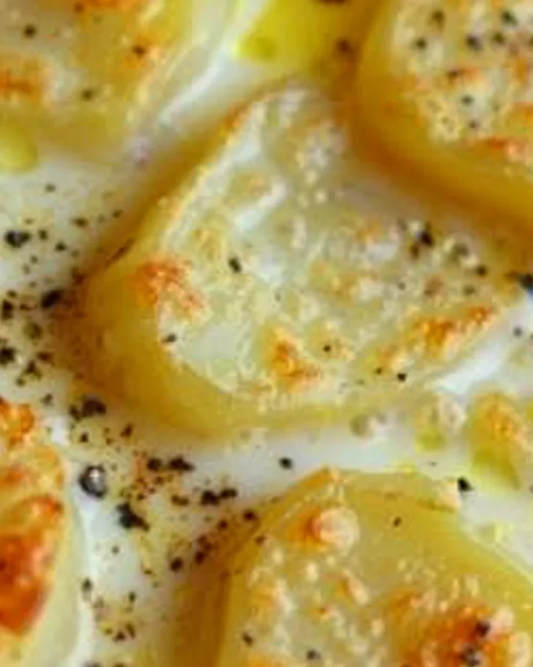 Delicious bowl of cozy potato soup topped with herbs and cream