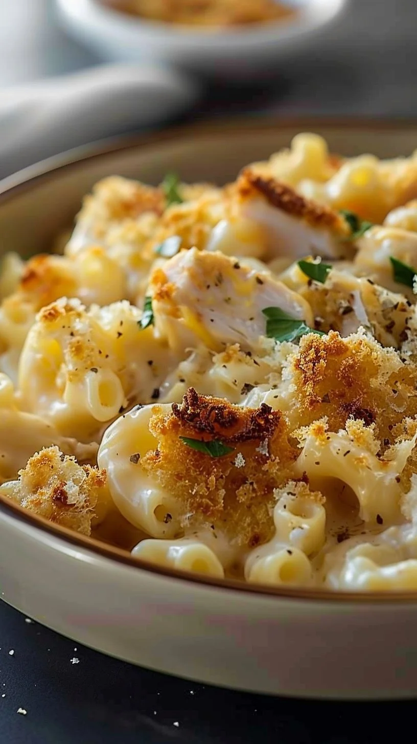 Creamy Chicken Mac and Cheese