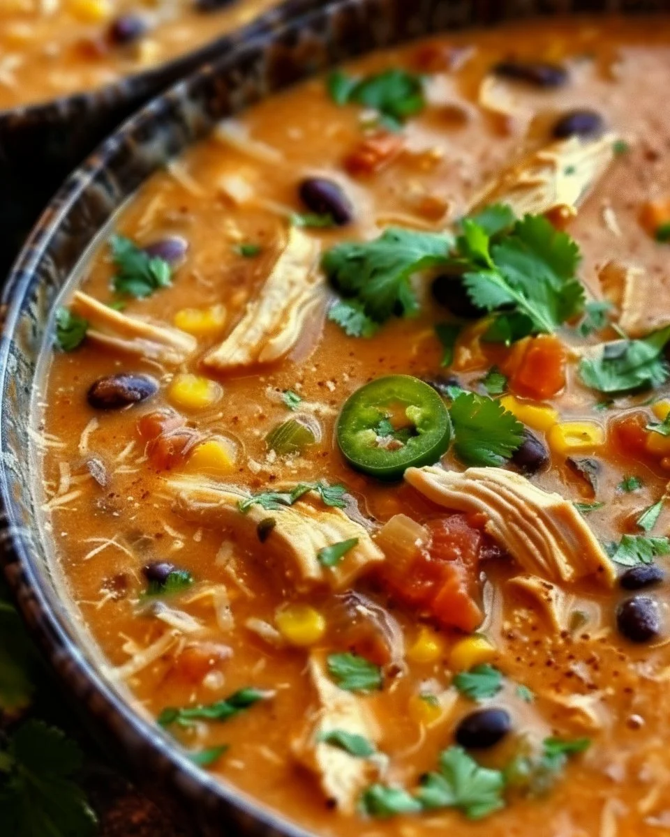 Creamy Chicken Tortilla Soup
