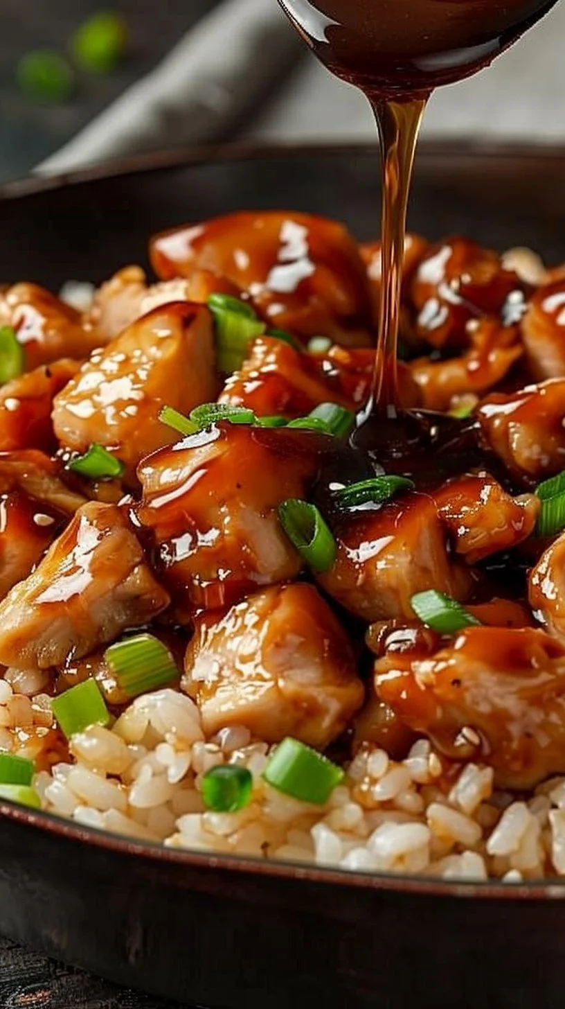 Delicious Honey BBQ Chicken Rice: A Family Favorite