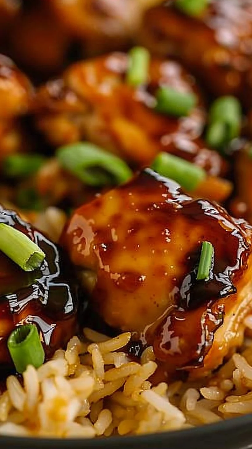 Delicious Honey BBQ Chicken Rice: A Family Favorite
