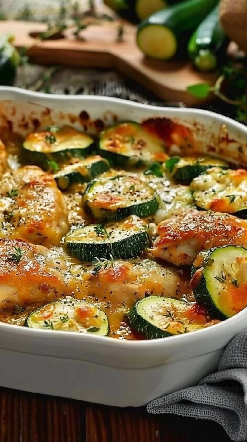 Easy Chicken Zucchini Bake