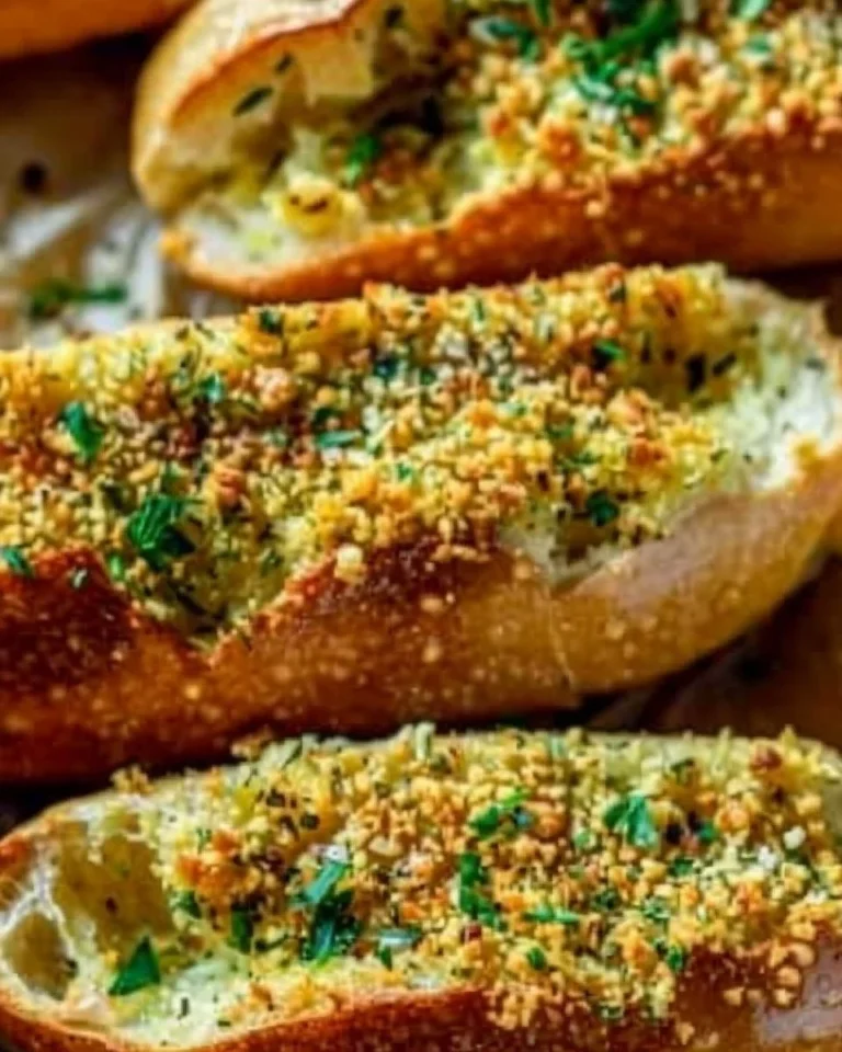 Easy Garlic Bread with crispy edges and a fluffy center, perfect for any meal