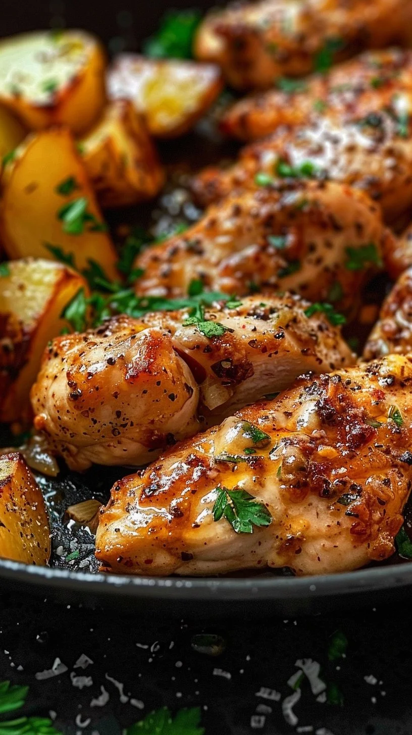Garlic Parmesan Chicken and Potatoes
