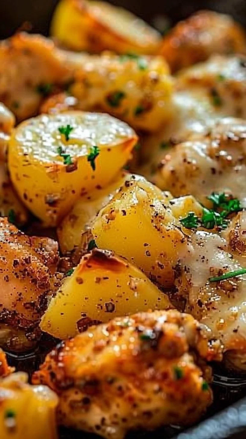 Garlic Parmesan Chicken and Potatoes