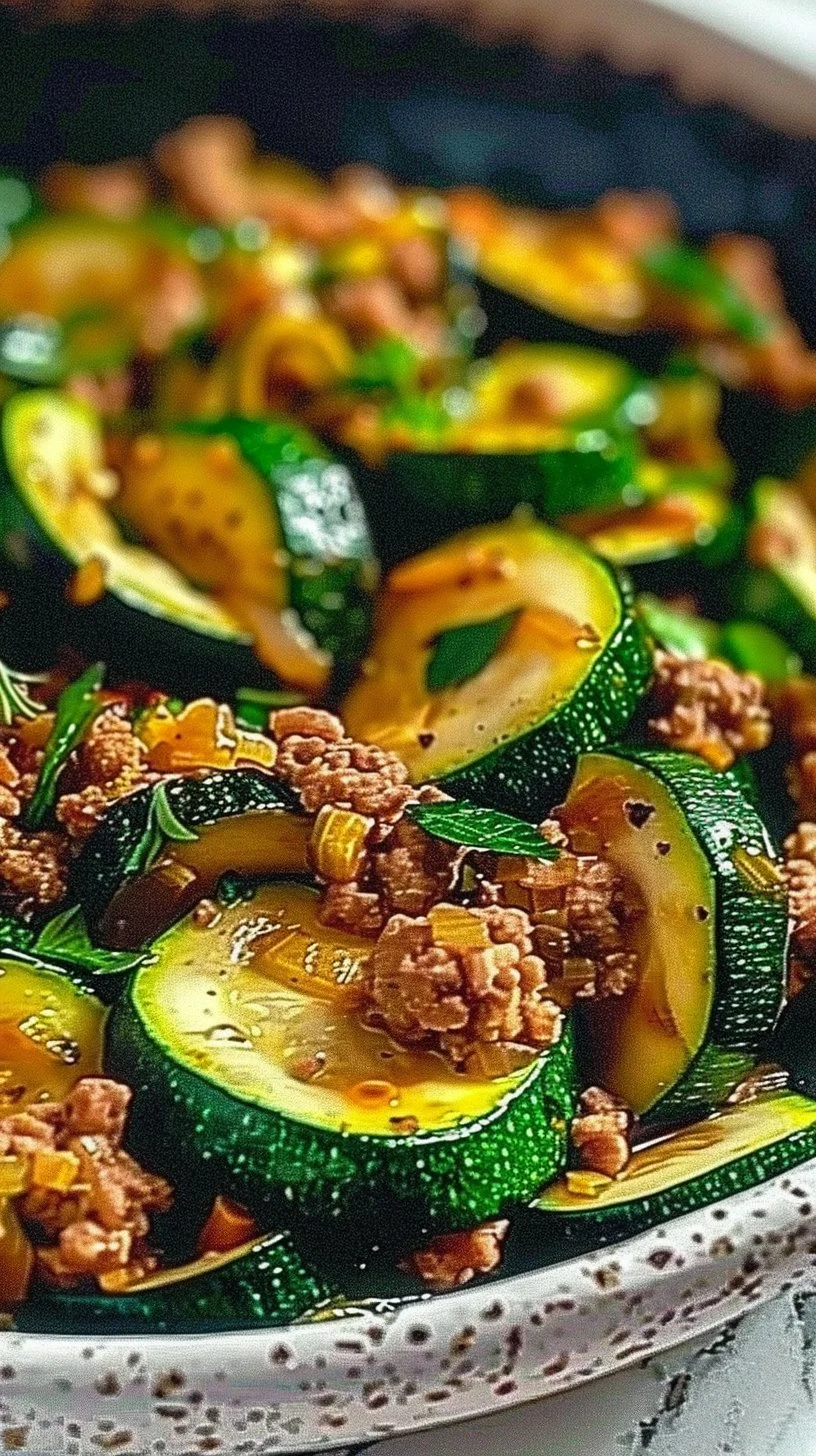 Ground Turkey and Zucchini Skillet