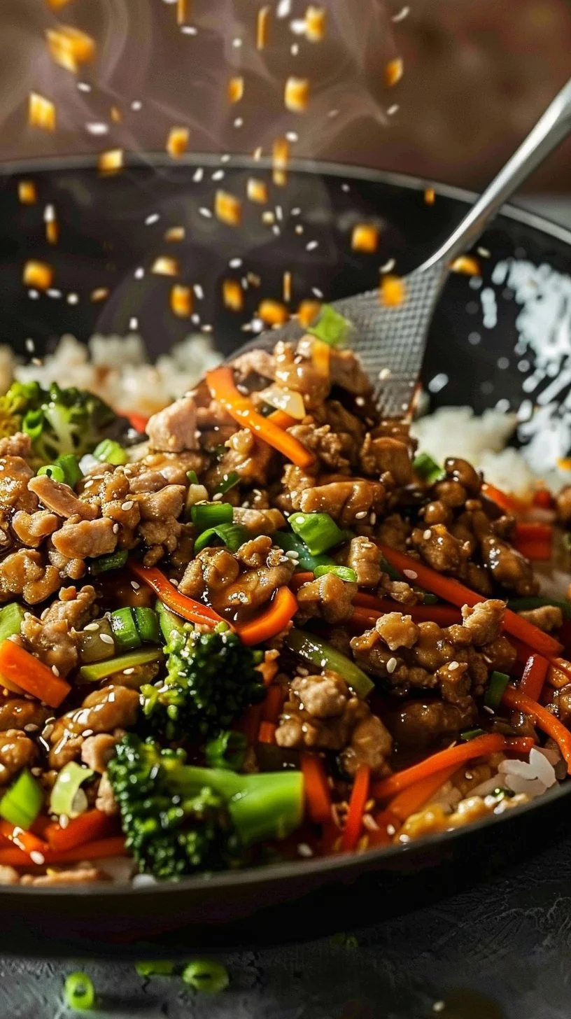 Ground Turkey Teriyaki Stir Fry
