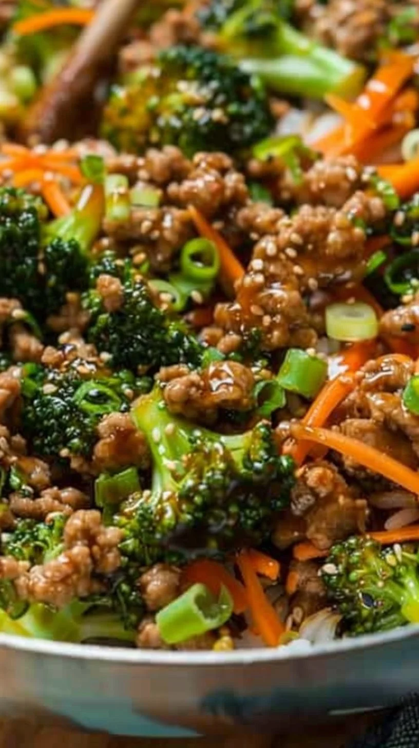 Ground Turkey Teriyaki Stir Fry