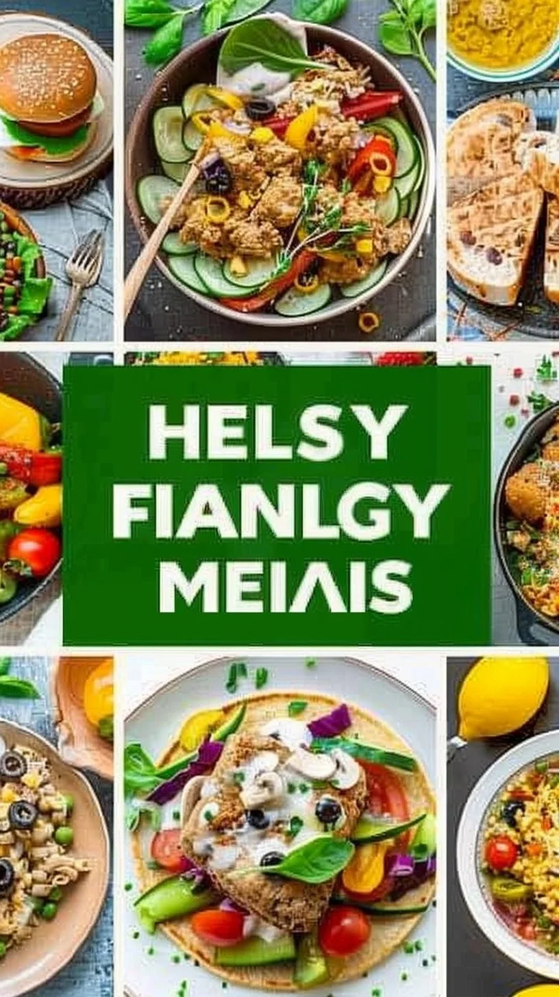 Plate of healthy family meals ready in under 30 minutes