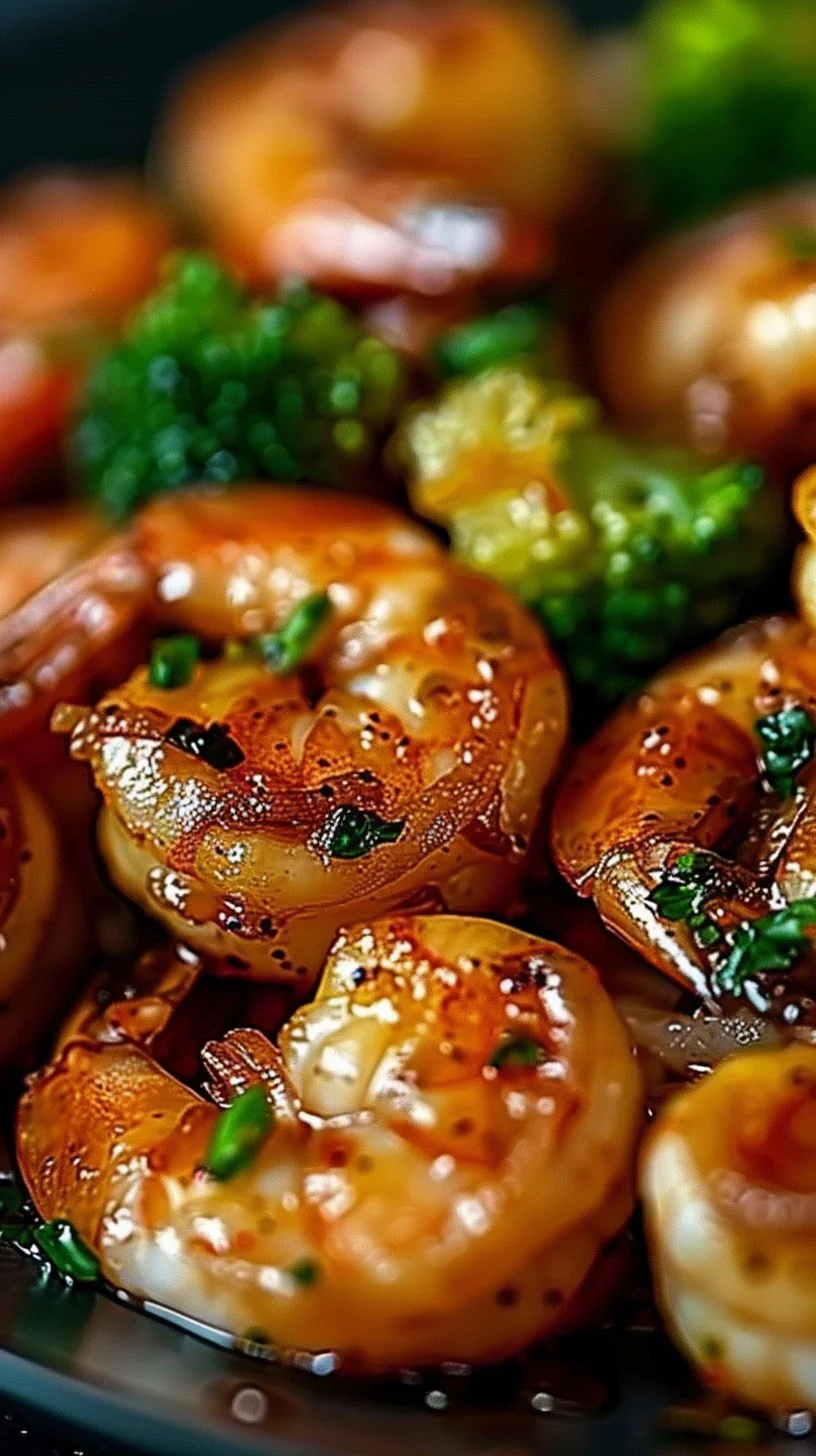 High-Protein Honey Garlic Shrimp