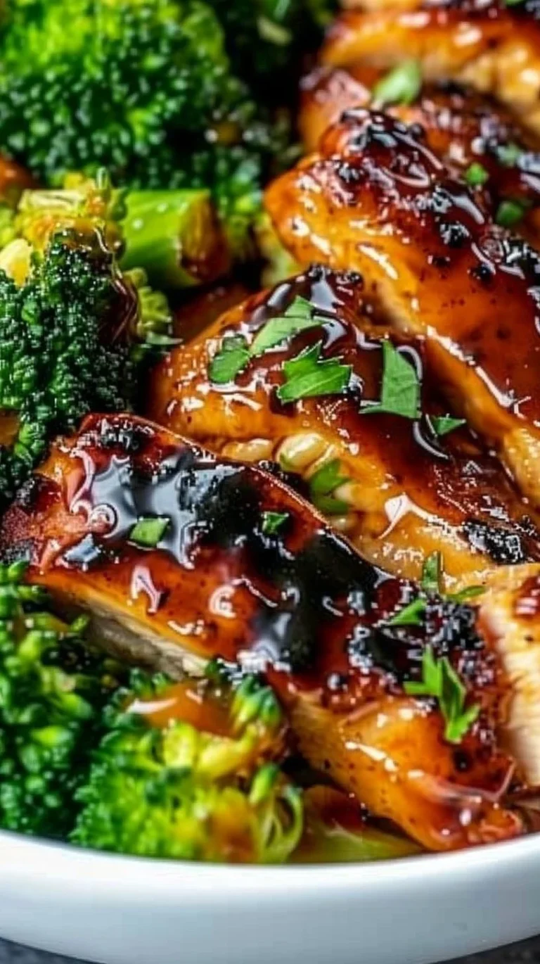 Honey Garlic Chicken Bowls with colorful vegetables and rice