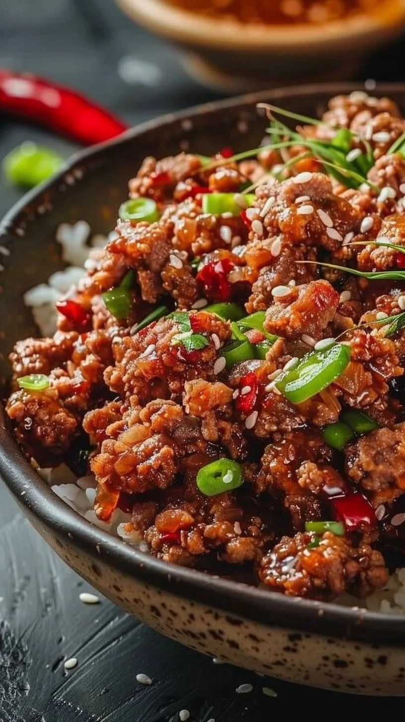 Honey Garlic Ground Turkey