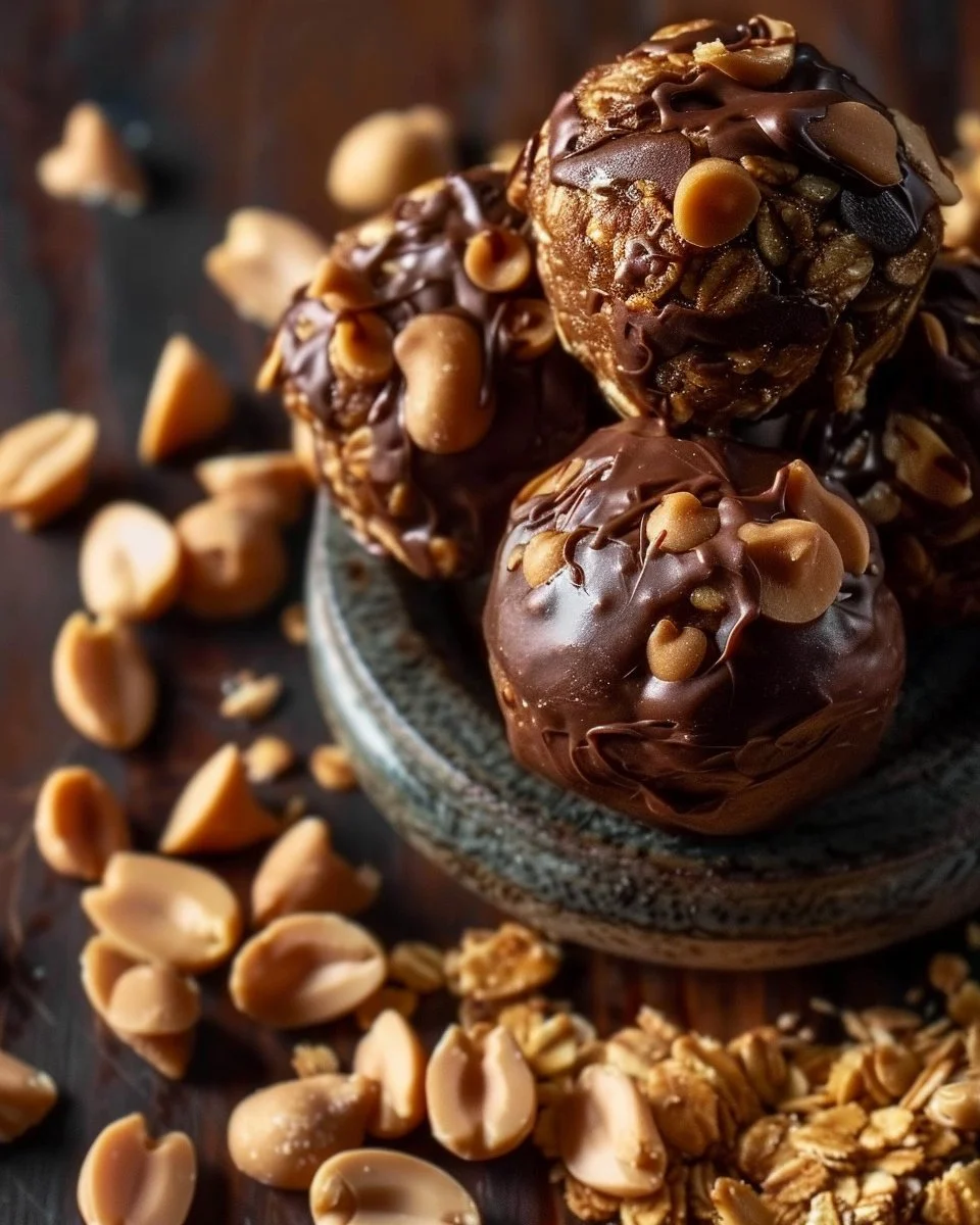 No Bake Peanut Butter Energy Bites