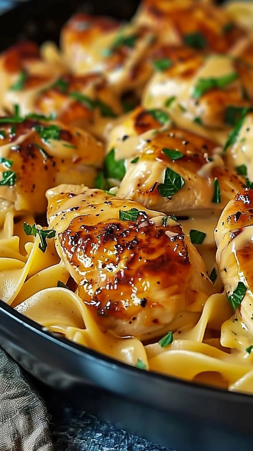 One-Pan Chicken with Buttered Noodles