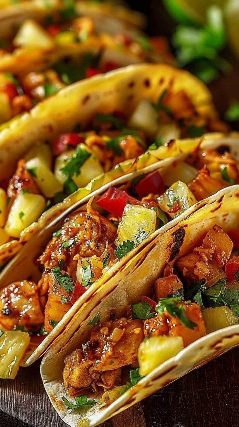 Pineapple Chicken Tacos