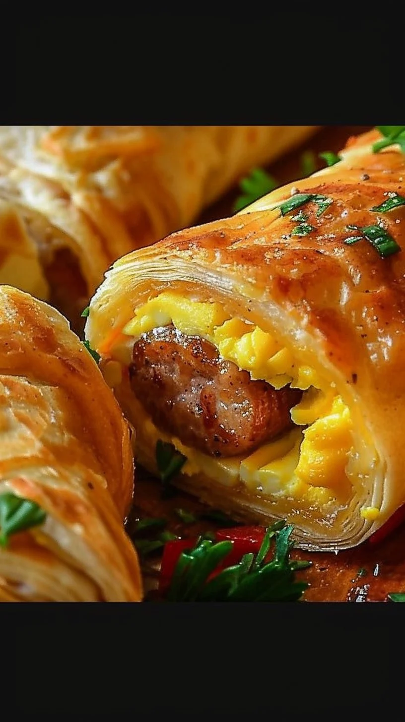 Sausage Egg Breakfast Roll-Ups – Quick & Easy Morning Treat! - mommyplates