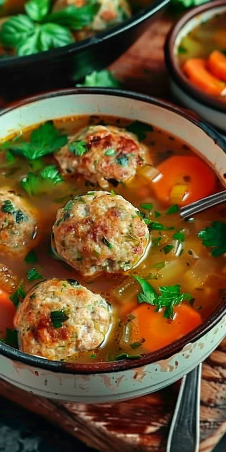 Turkey Meatball Soup