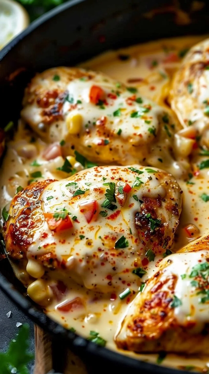Baked Queso Chicken