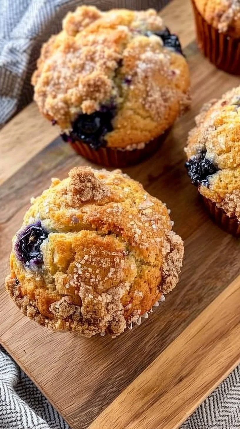 Bakery-Style Blueberry Muffins