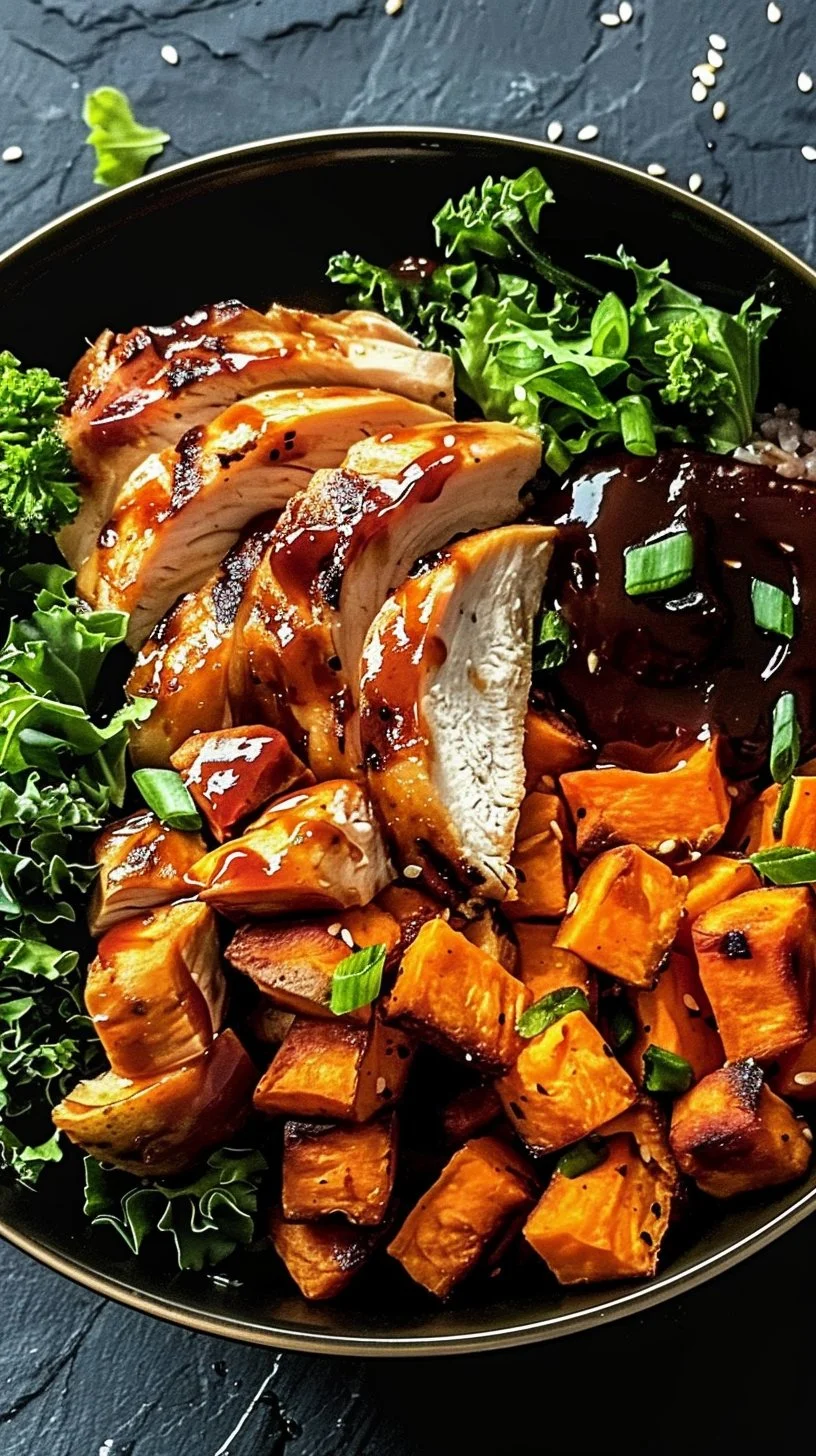 BBQ Chicken Sweet Potato Bowl Recipe