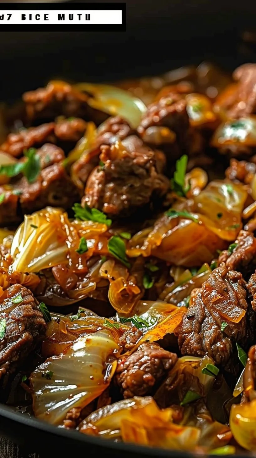 Beef and Cabbage Skillet