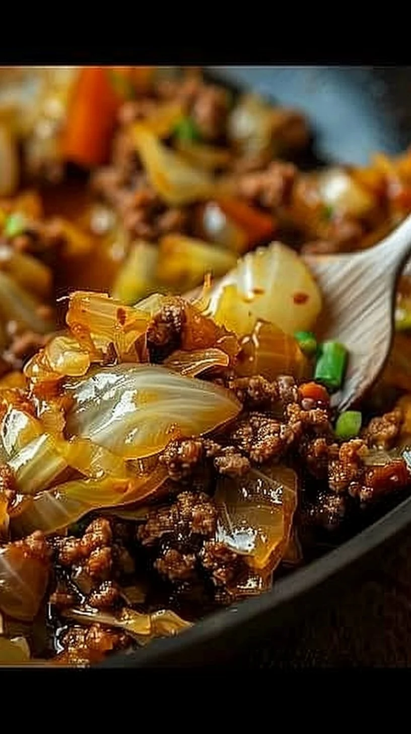 Beef and Cabbage Skillet