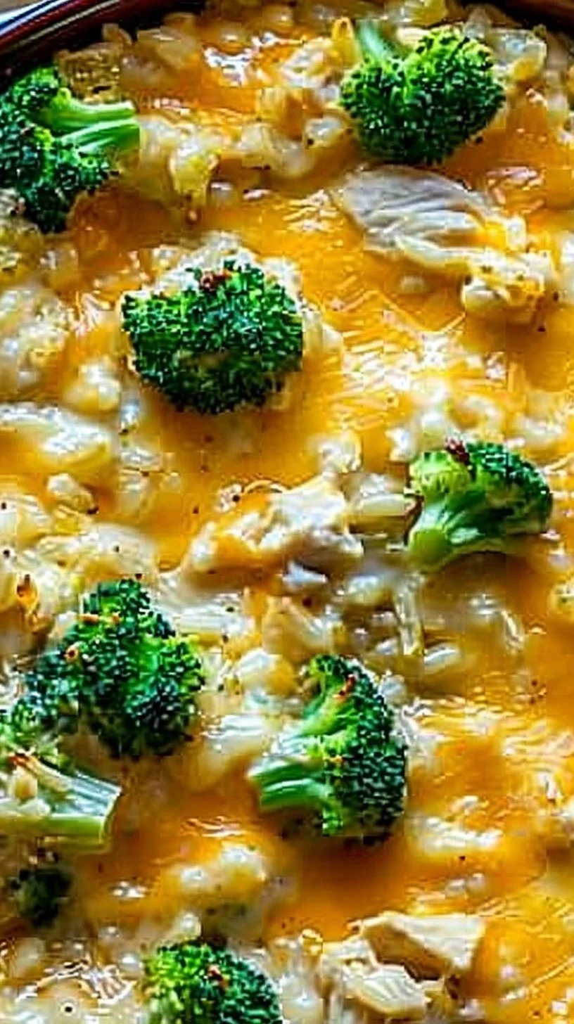 Chicken Broccoli Rice Cheese Casserole