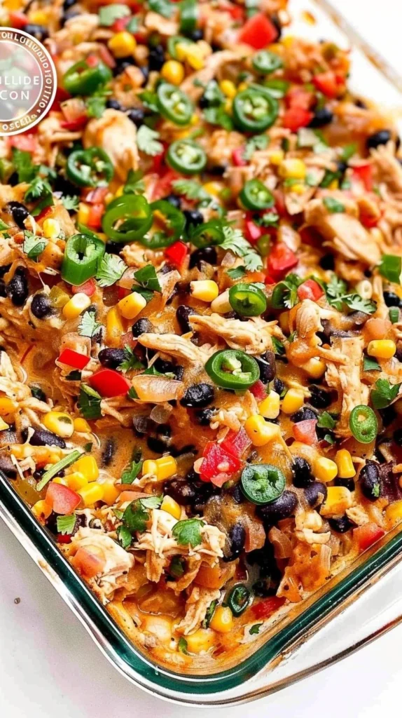 Chicken Burrito Casserole
