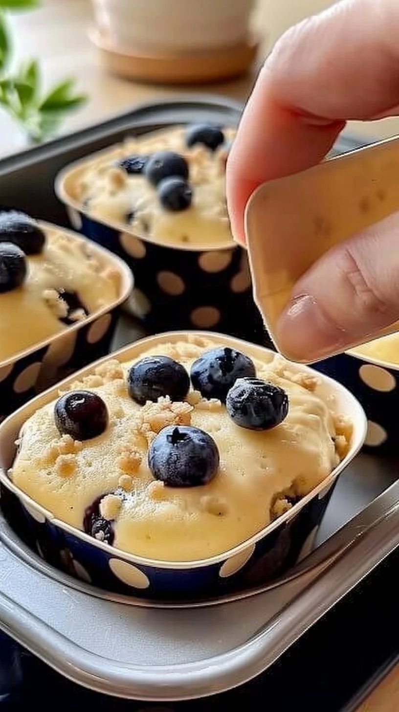 Classic Blueberry Muffins with Streusel Topping