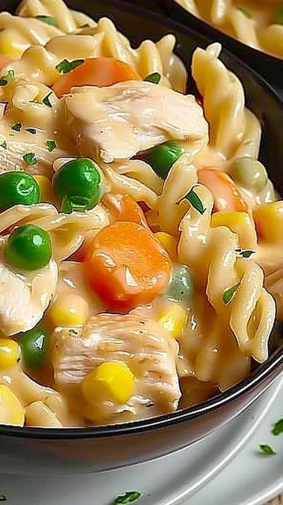 Classic Chicken Pot Pie Pasta