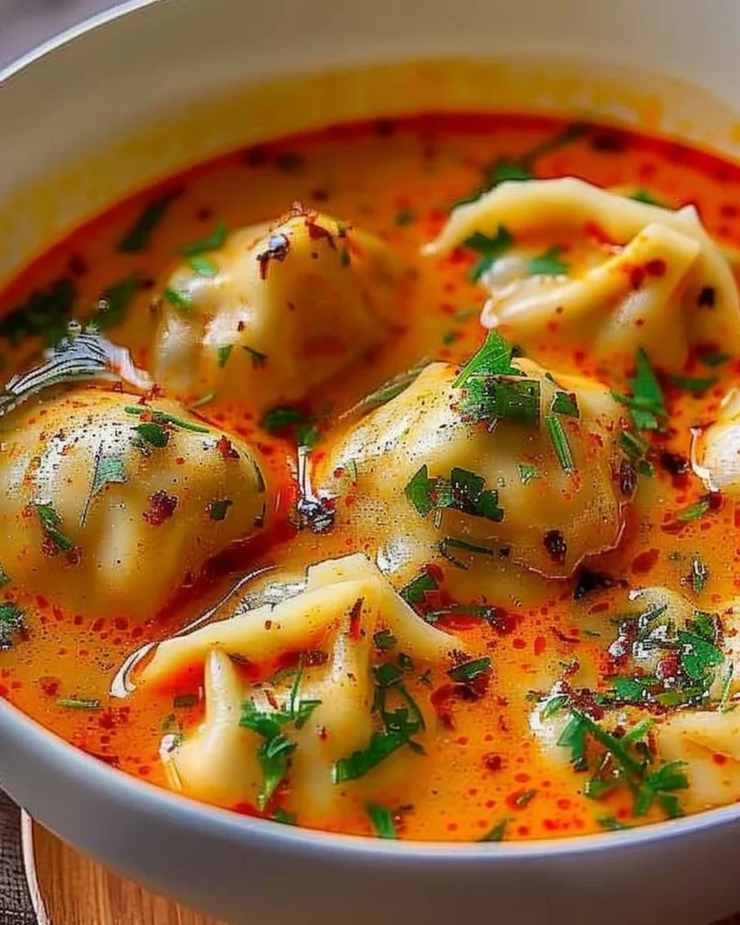Coconut Curry Soup with Dumplings