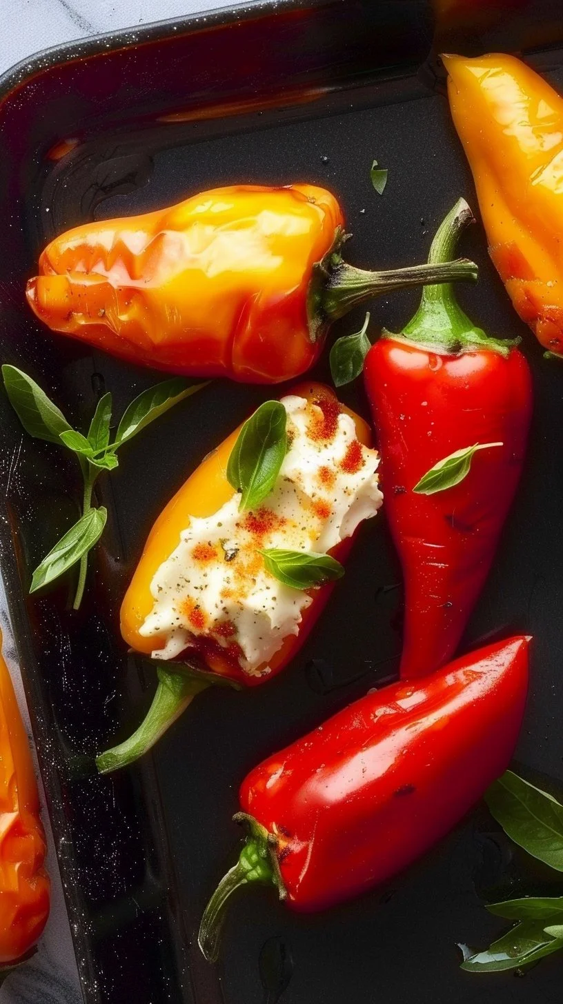 Cream Cheese Stuffed Mini Peppers