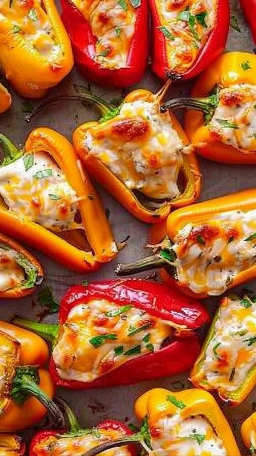 Cream Cheese Stuffed Mini Peppers